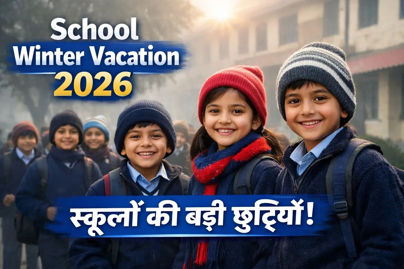 School winter vacation 2026