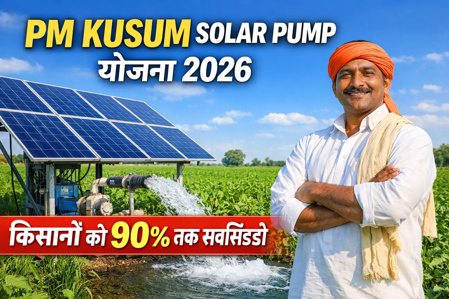 PM KUSUM SOLAR PUMP
